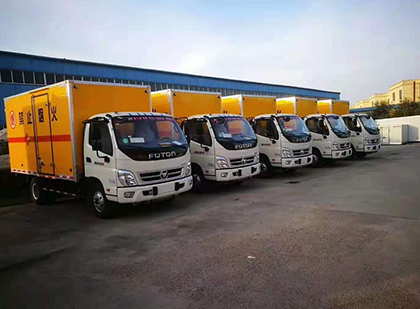 北泉镇爆破器材运输车